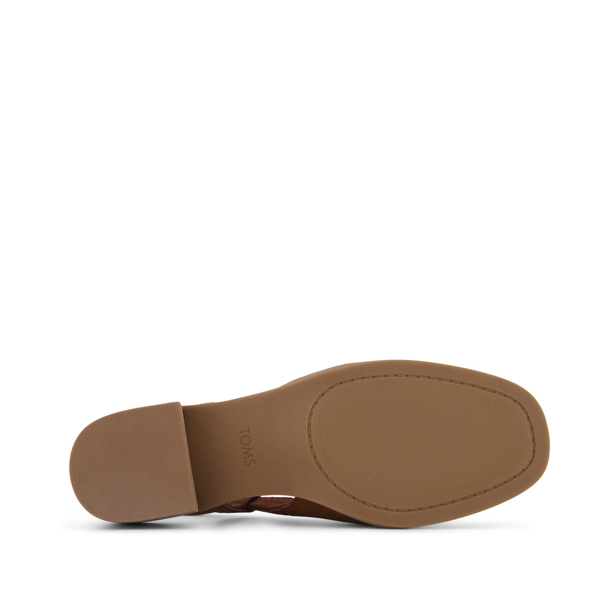 TOMS Jaclyn Slingback Heel – Amber Brown Nubuck Leather