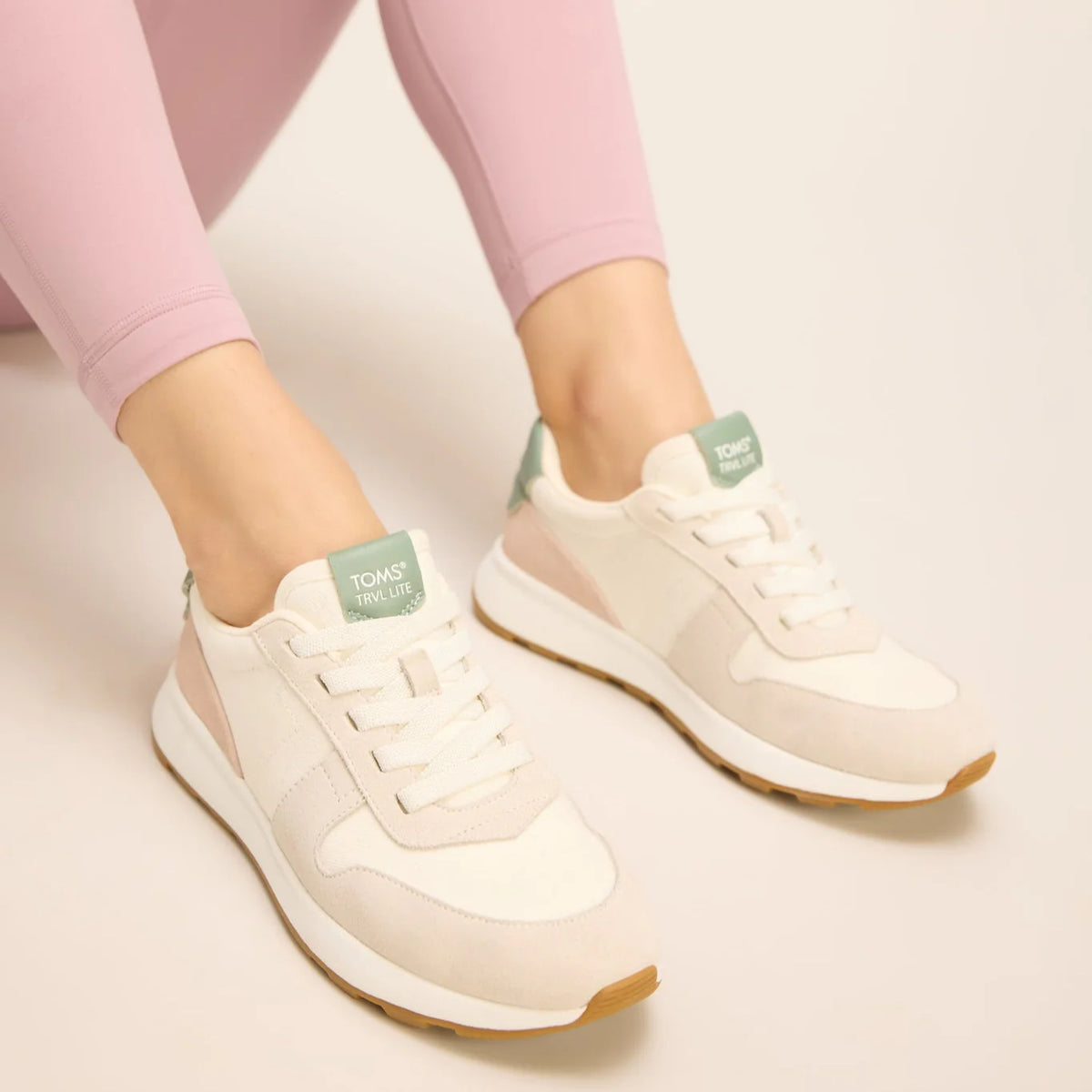 TOMS Women’s TRVL LITE Retro Runner Sneaker – Natural