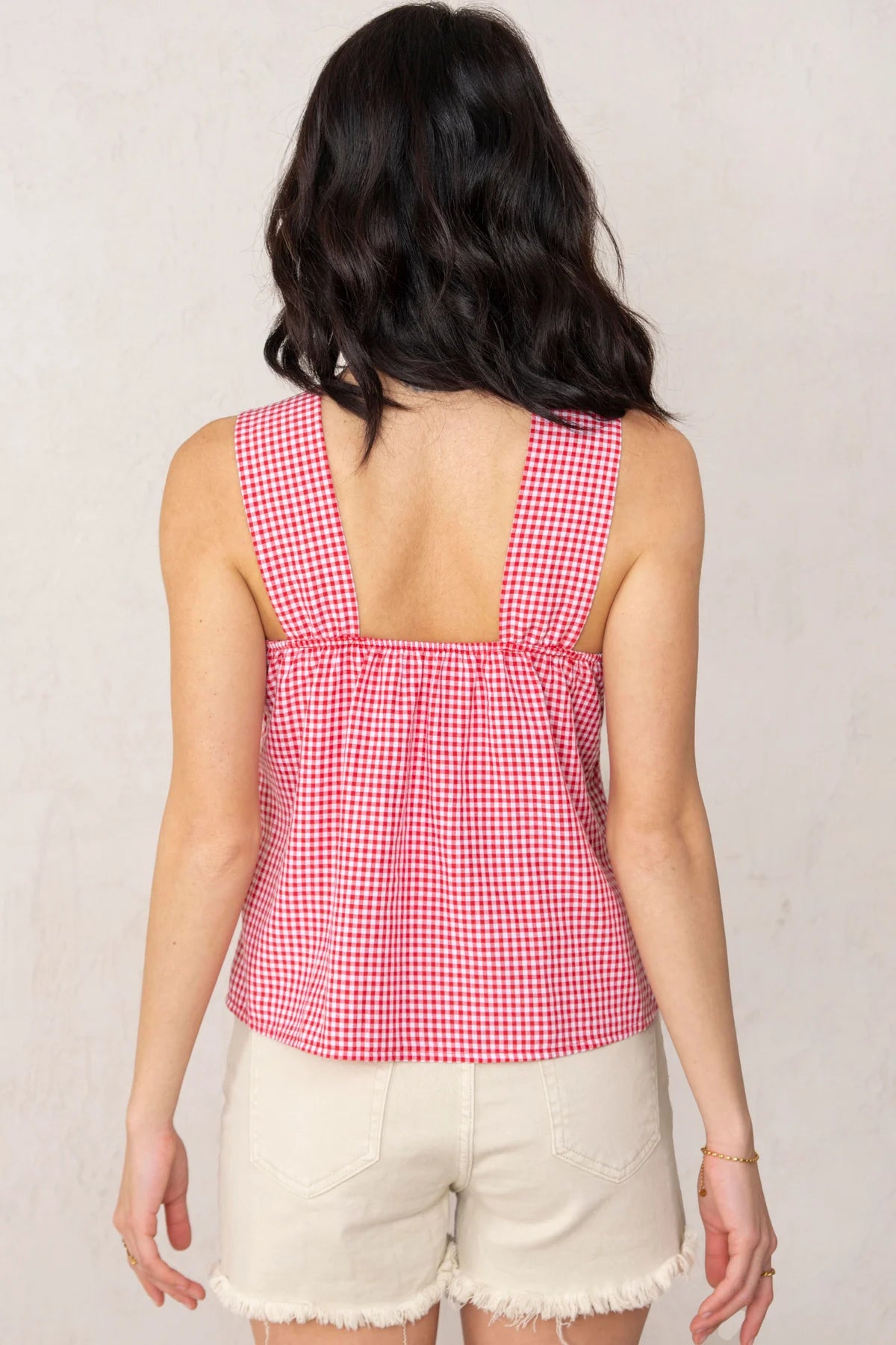 Noelia Top Gingham