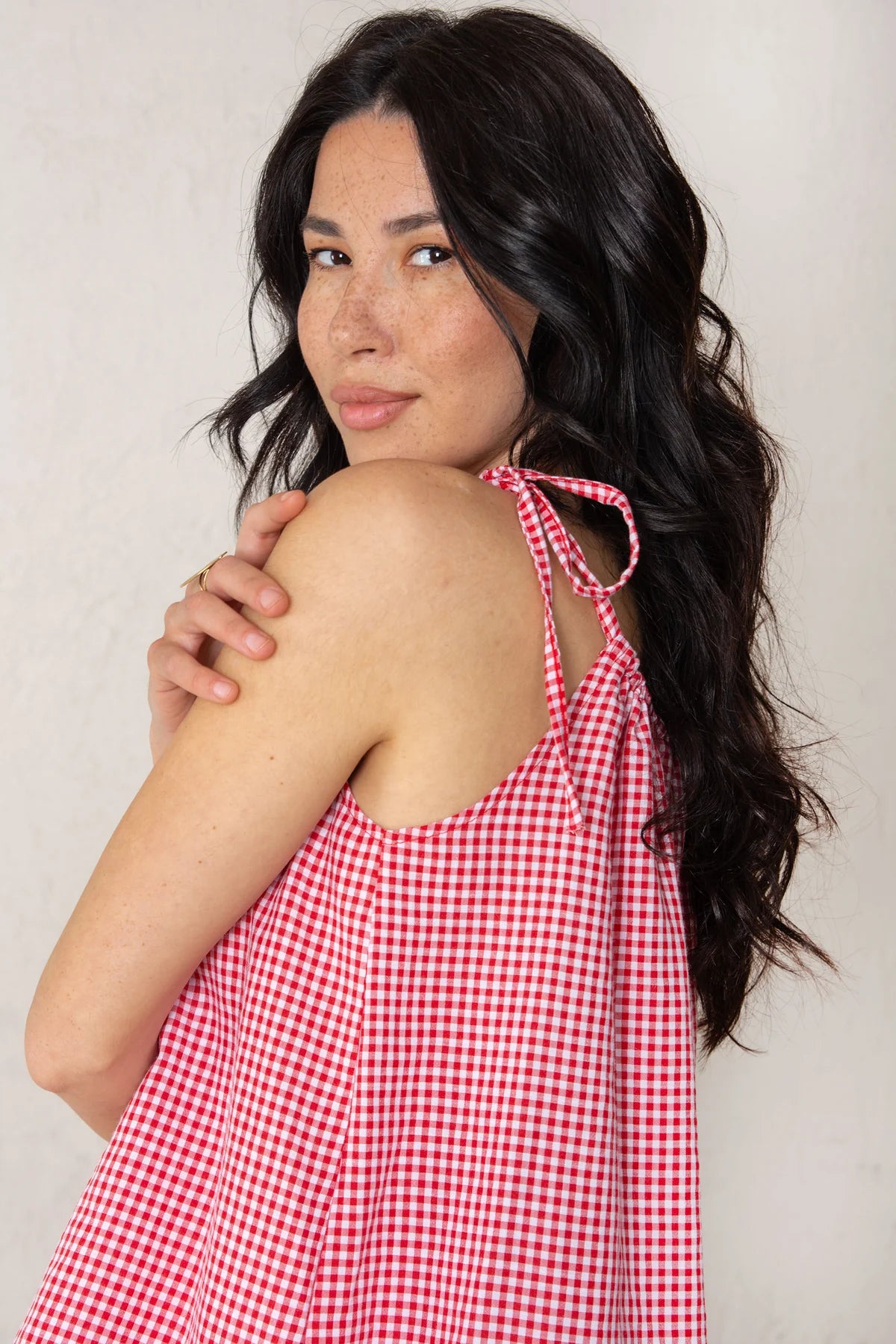 Olivia Top Gingham