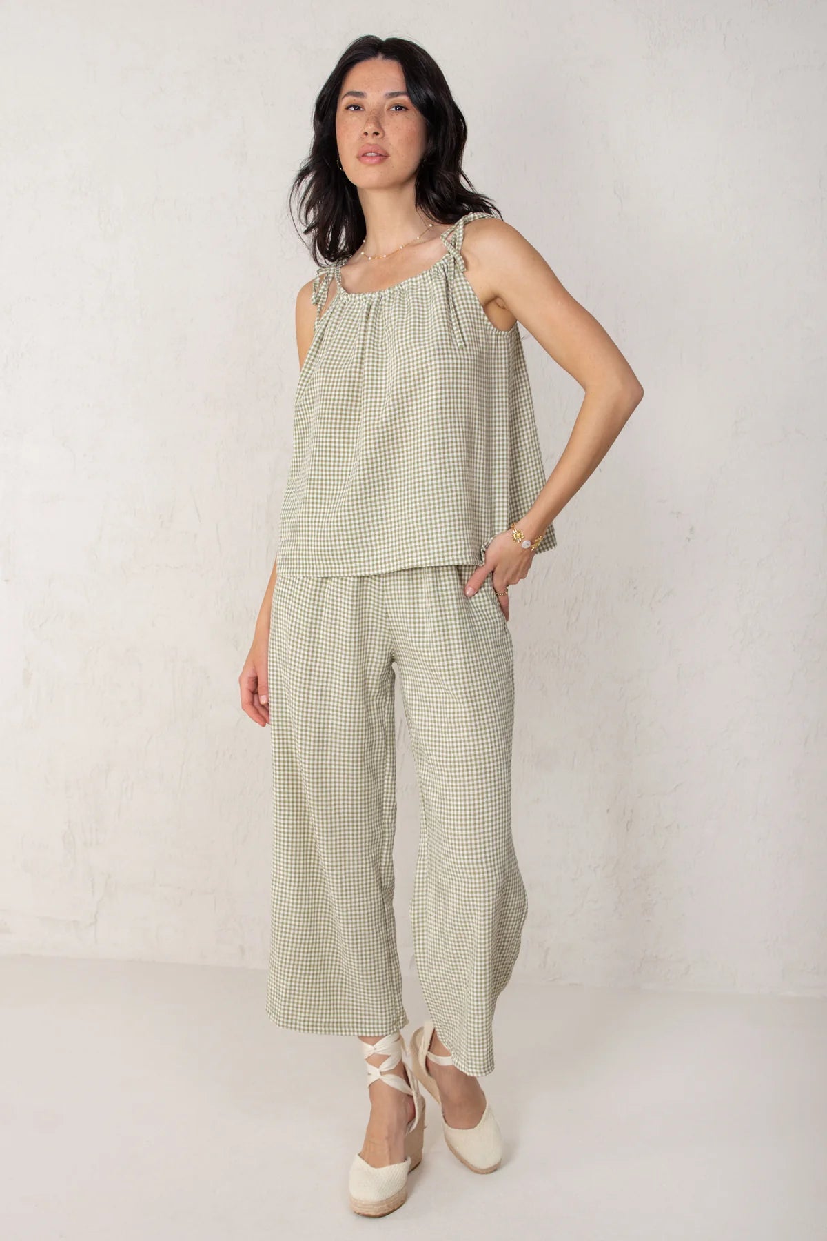Olivia Top Gingham