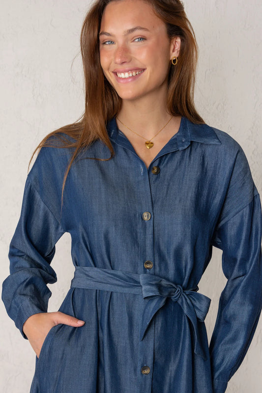 Carolina Dress Black Denim