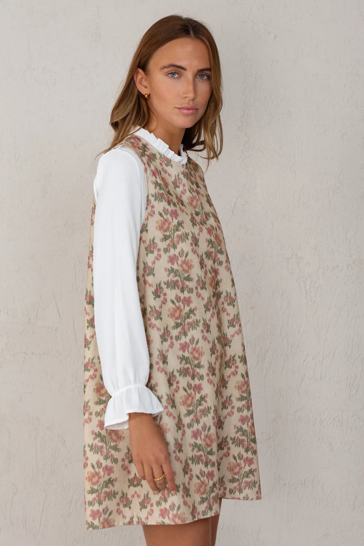 Gala Dress - Pink Flowers