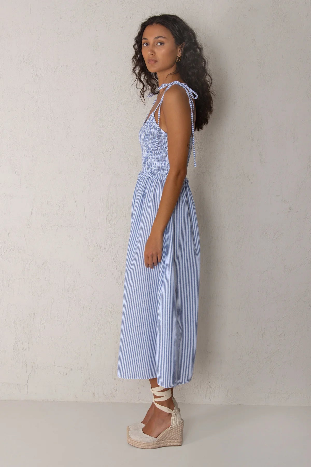 Blue Striped Nautical Dress