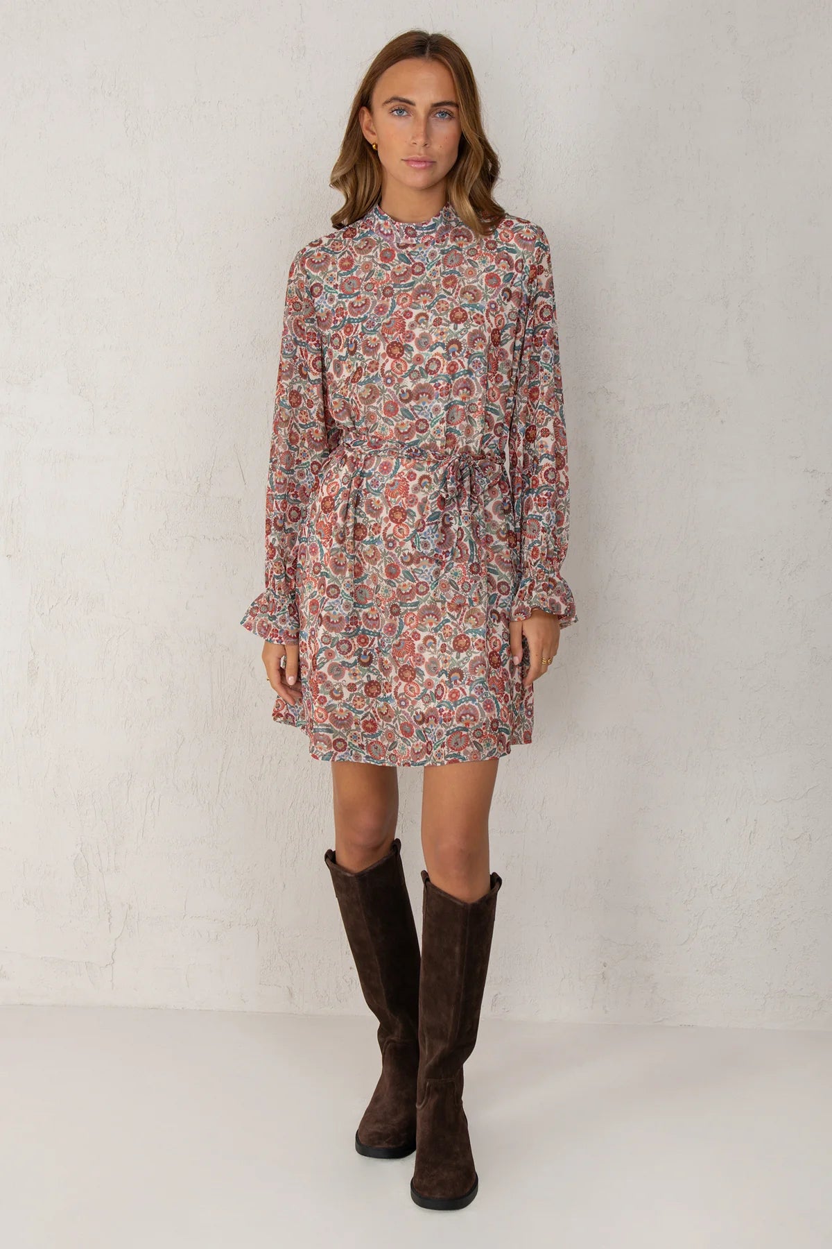 Bettina Dress - Garnet