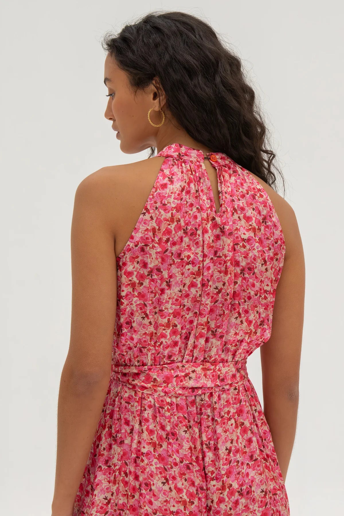 Dalia Dress Pink Poppy