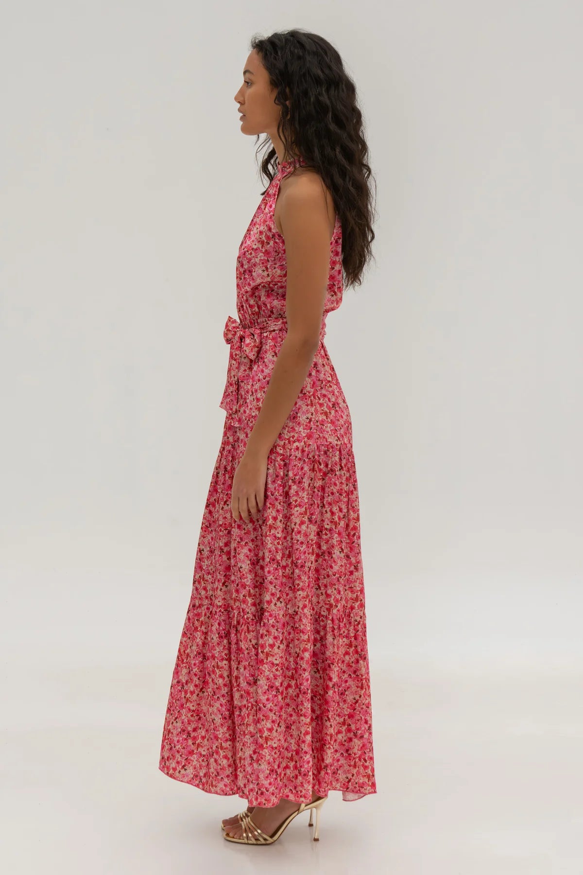Dalia Dress Pink Poppy