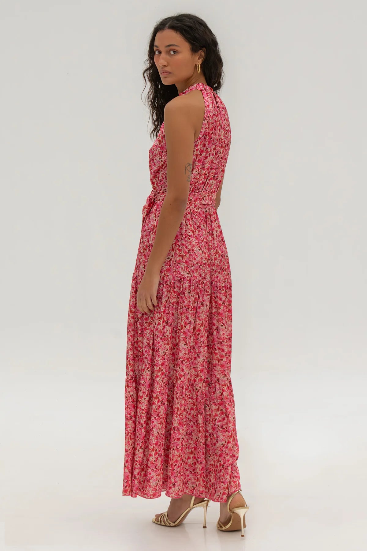 Dalia Dress Pink Poppy