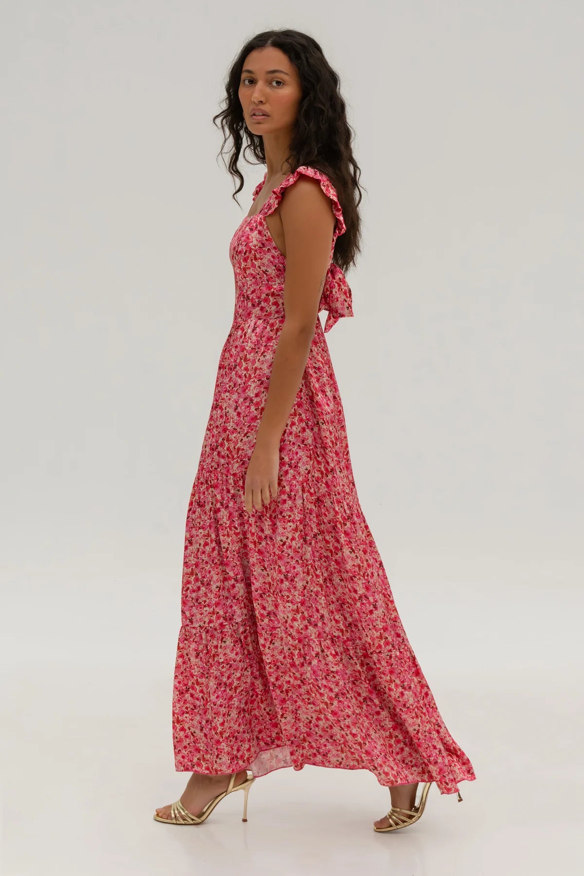 Lucia Dress Pink Poppy