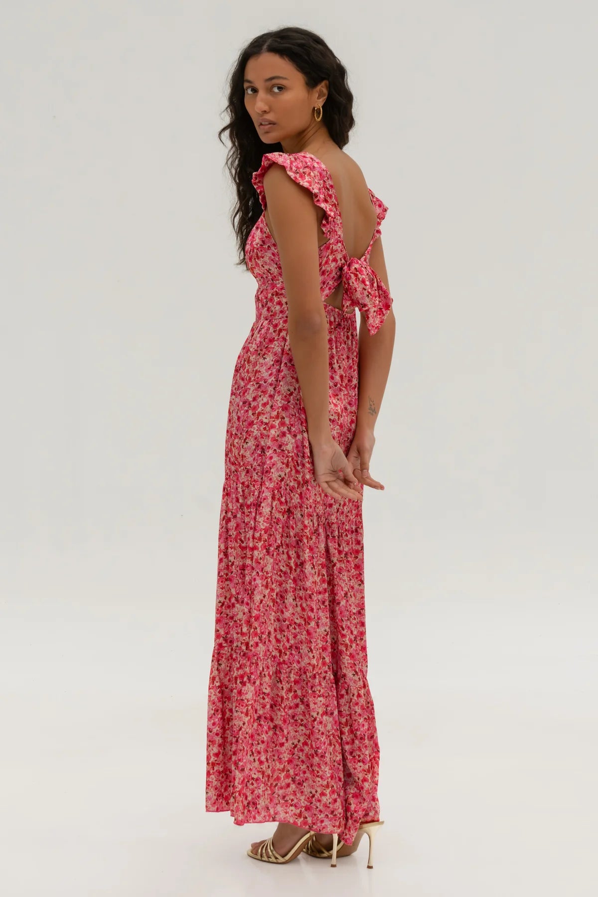 Lucia Dress Pink Poppy