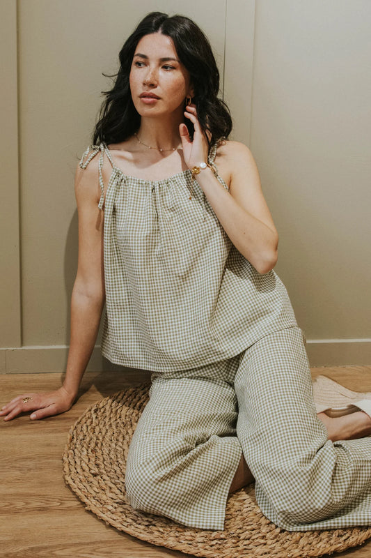 Olivia Top Gingham