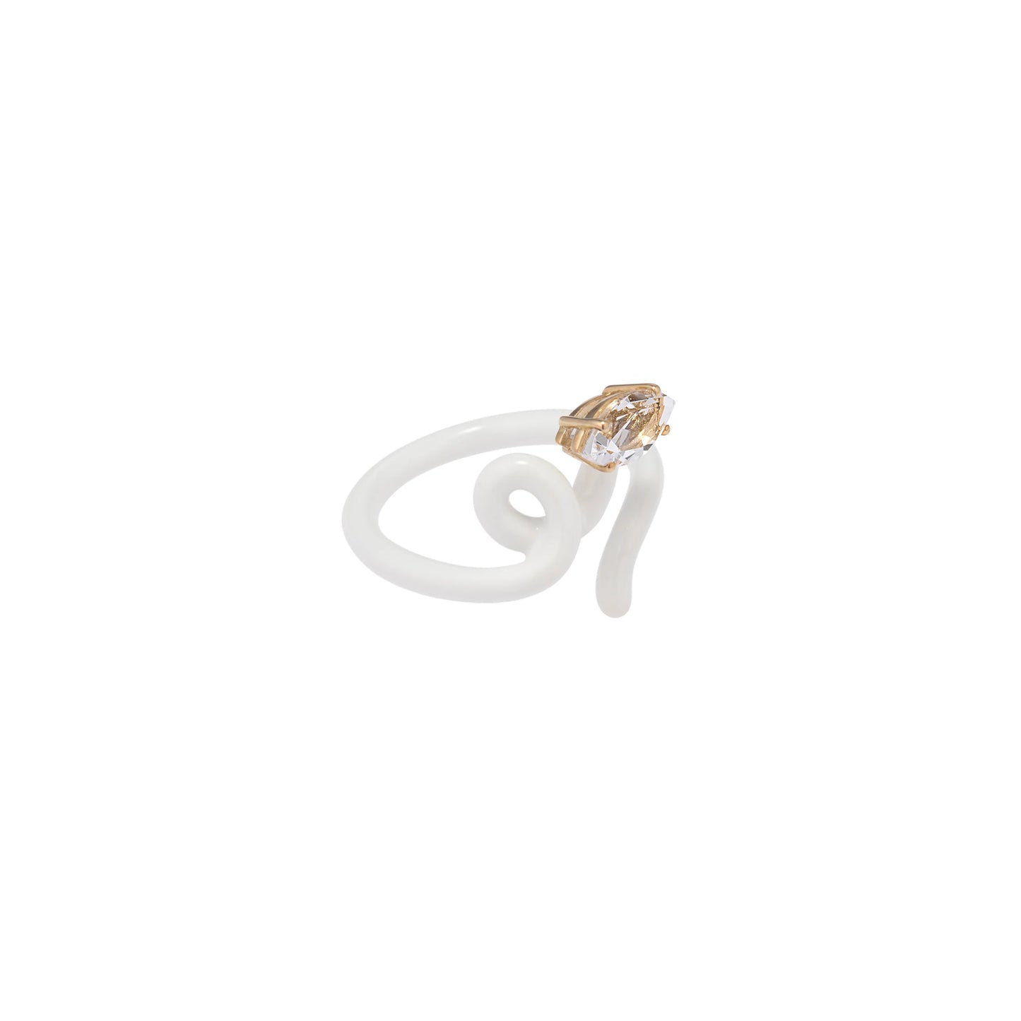 Baby Vine Ring White