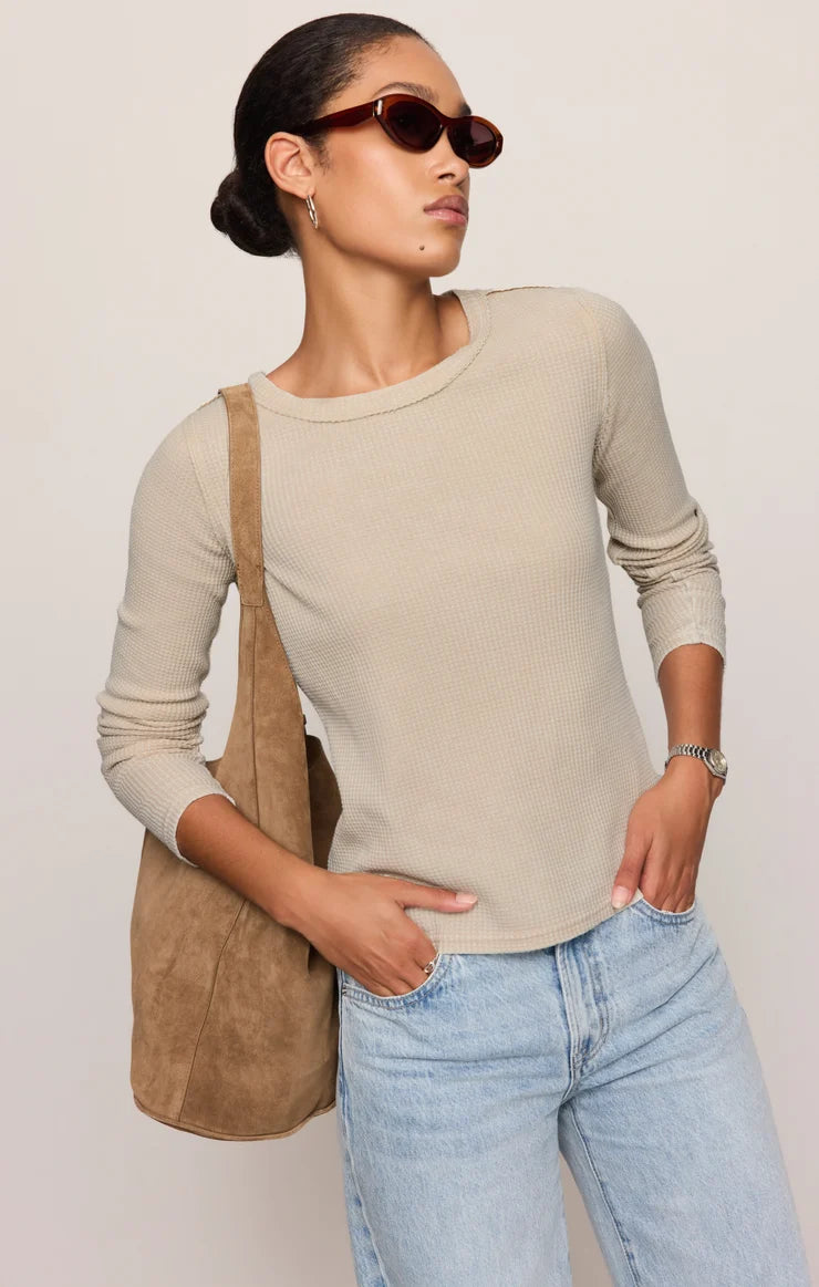 Z SUPPLY Arlet Mini Thermal Long Sleeve Top