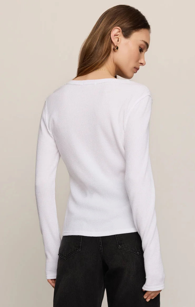 Z SUPPLY Arlet Mini Thermal Long Sleeve Top