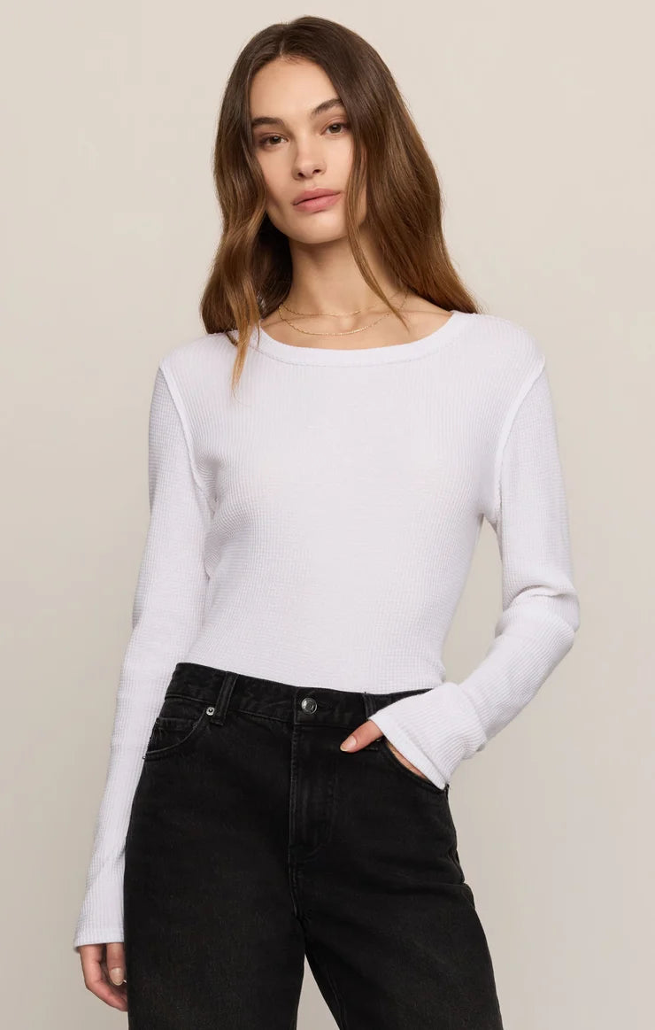 Z SUPPLY Arlet Mini Thermal Long Sleeve Top