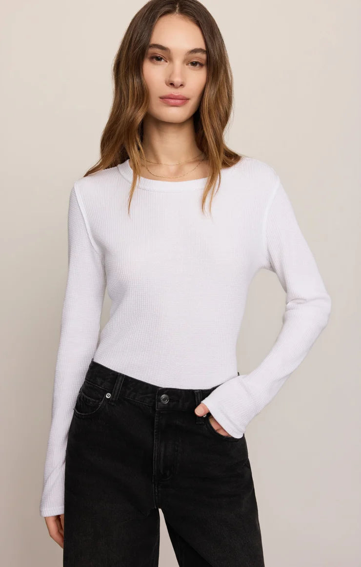 Z SUPPLY Arlet Mini Thermal Long Sleeve Top