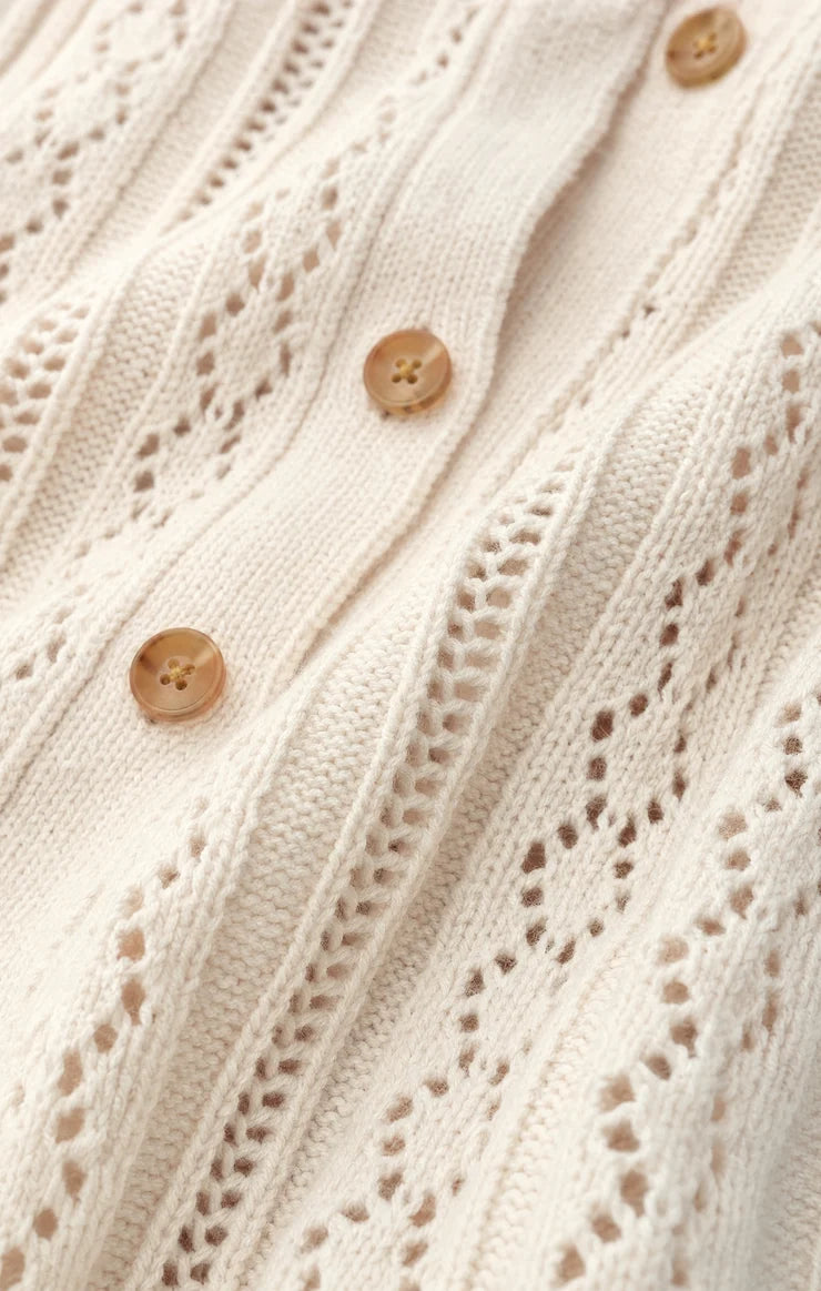 Z SUPPLY Cabot Crochet Sweater Vest – Sandstone