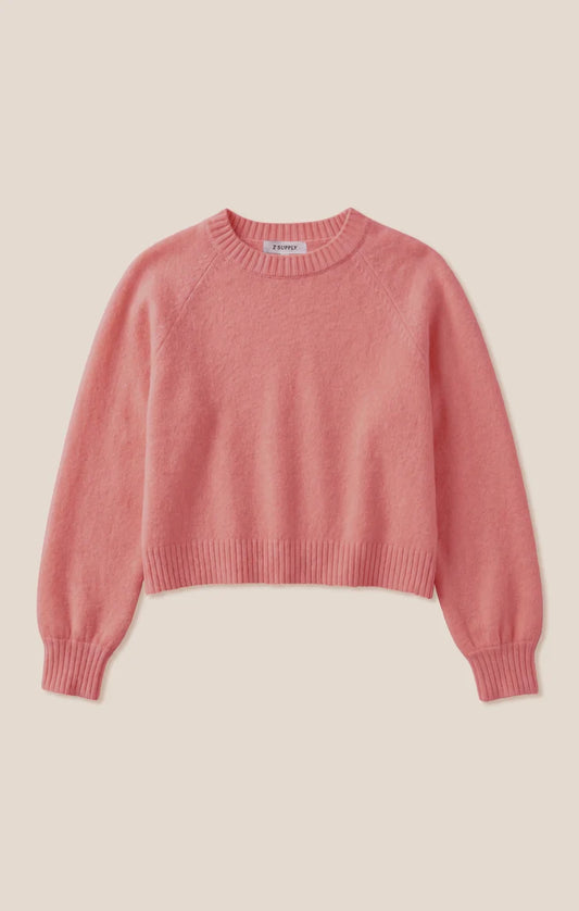 Z SUPPLY Coming Up Cozy Sweater – Relaxed Cotton-Blend Knit